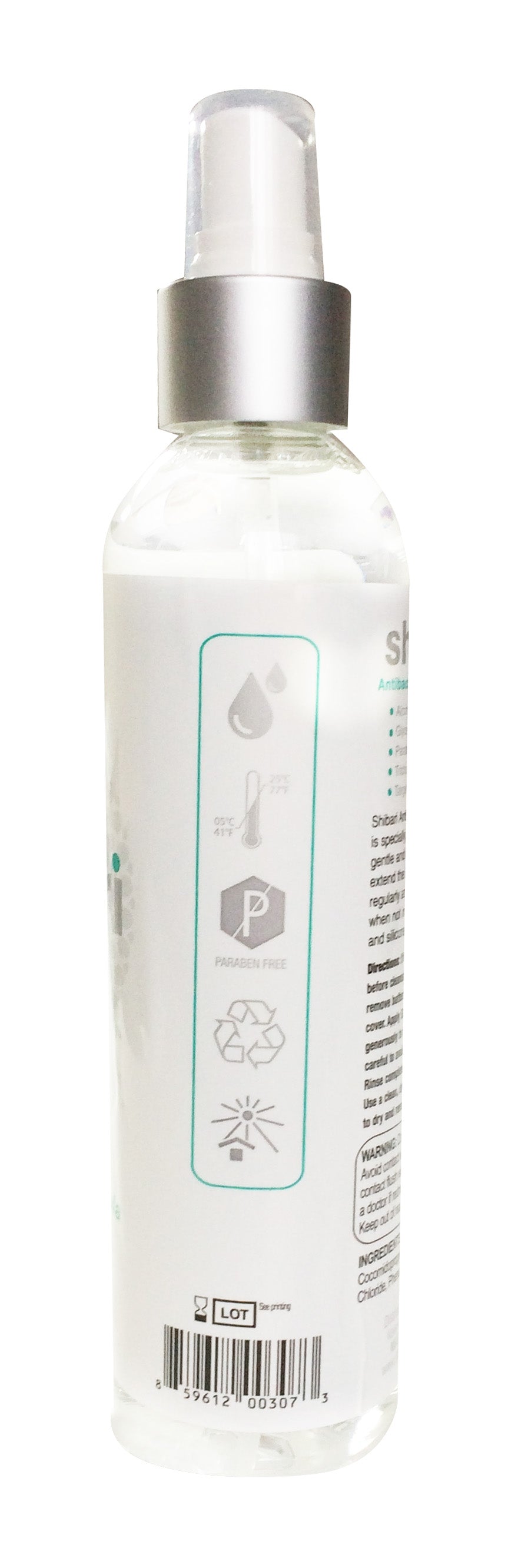 Shibari Antibacterial Toy Cleaner Water Based - Fresh Scent - 8 Fl. Oz. SW-TOYCLEANER8