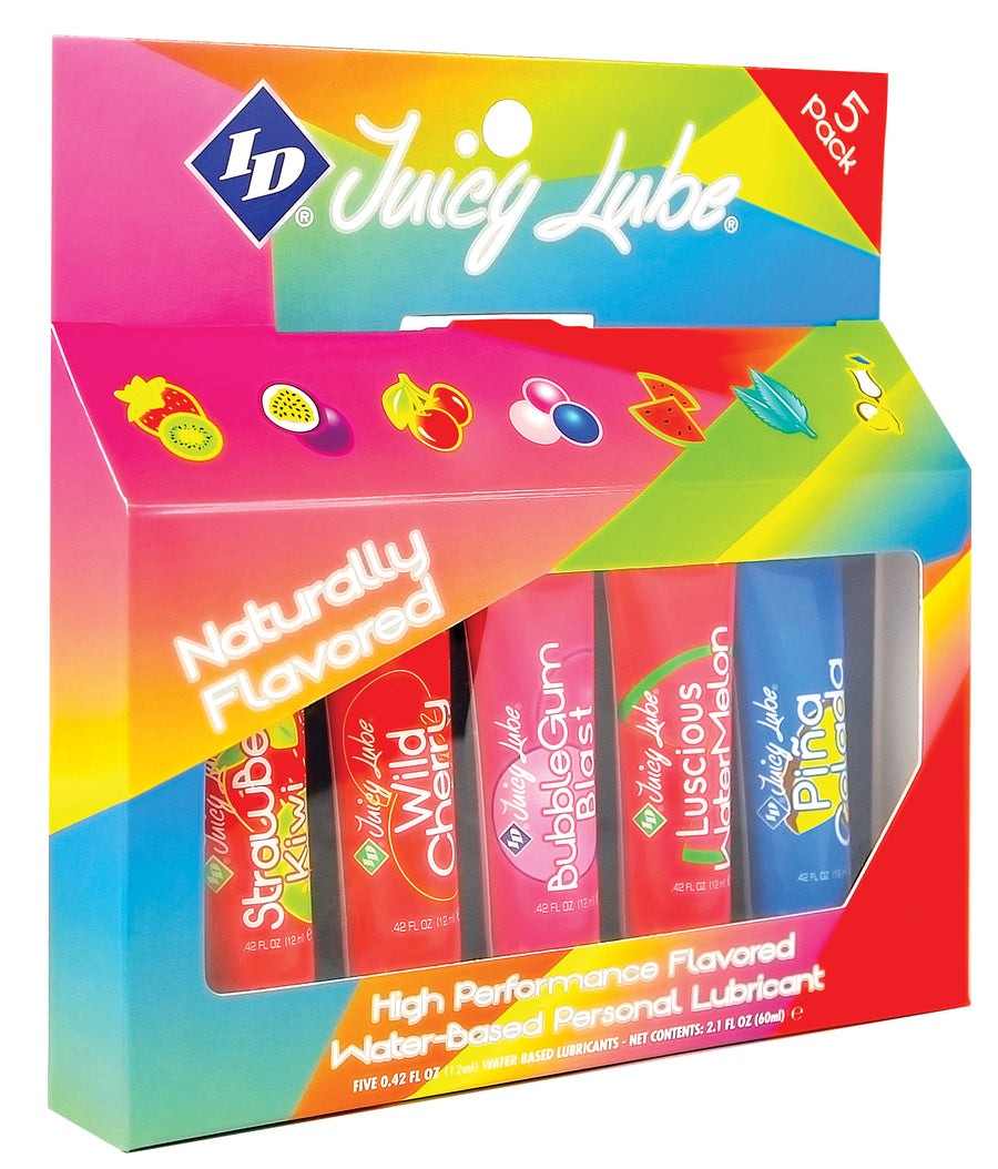 ID Juicy Lube Assorted 5 Pack Sampler ID-JLT-P1