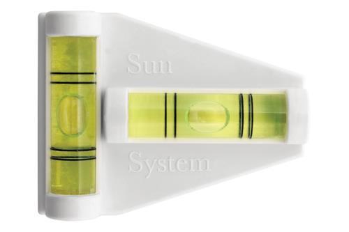 Sun System Triangle 2 Way Level w/ Magnet