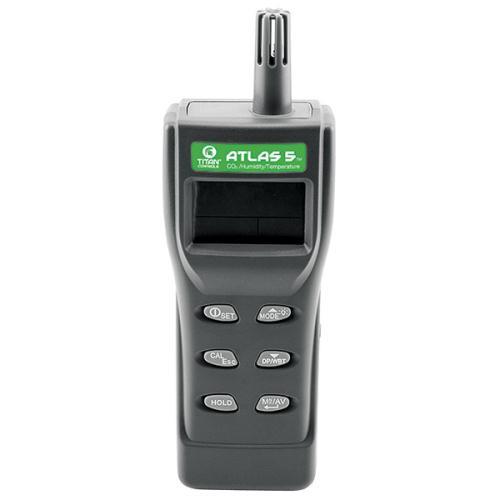 Titan Controls Atlas 5 -  Portable Handheld CO2 Temperature/Humidity Monitor