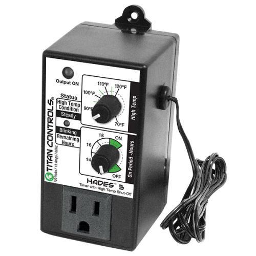 Titan Controls Hades 3 - Lighting Timer w/ High Temp Shut Off