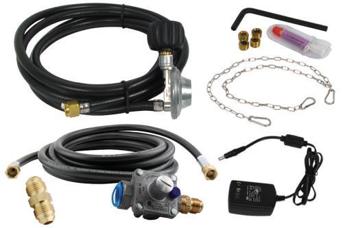 Titan Controls NG Hose and Regulator Kit - 12 ft