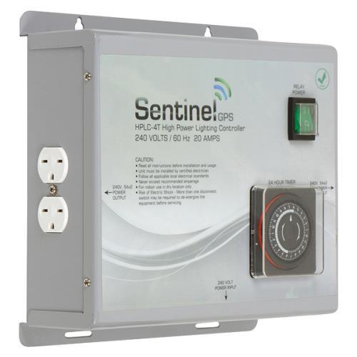 Sentinel GPS HPLC-4T High Power Lighting Controller 4 Outlet with Integrated Timer