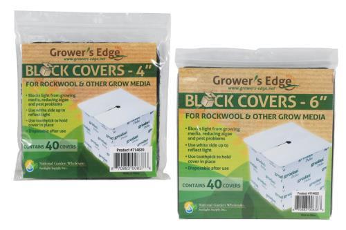 Grower's Edge Block Covers 4 in 40/Pack