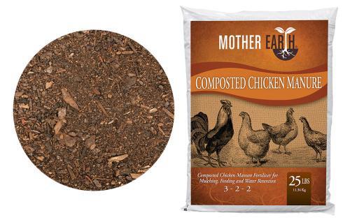 Mother Earth Composted Chicken Manure 25 lbs