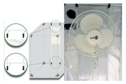 GrowLab Equipment Hanging Board 15.75 in x 78.74 in