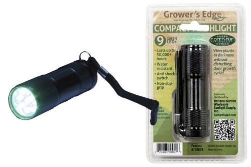 Grower's Edge Green Eye LED Flashlight