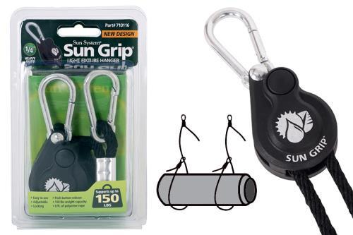 Sun Grip Push Button Heavy Duty Light Hanger 1/4 in