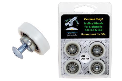 LightRail Heavy Duty Trolley Wheel Replacement Kit
