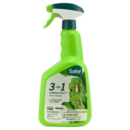Safer 3-in-1 Garden Spray Conc. Gallon
