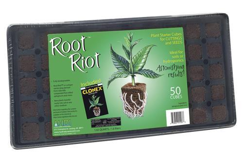 Root Riot 50 Cube Tray w/ Clonex Gel