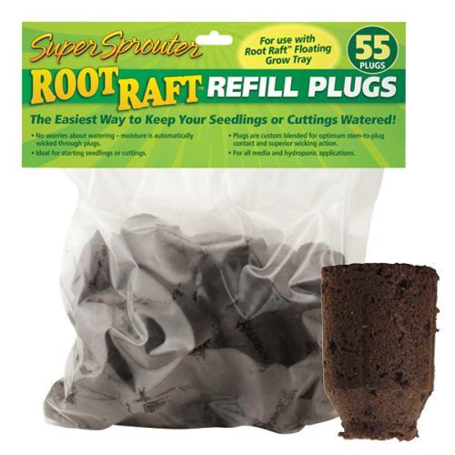 Super Sprouter Root Raft Replacement Plugs 55 ct