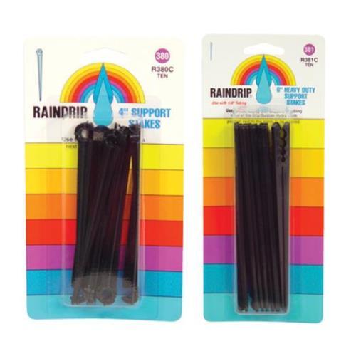 Raindrip 6 in Support Stakes Blister Card 10/Pack