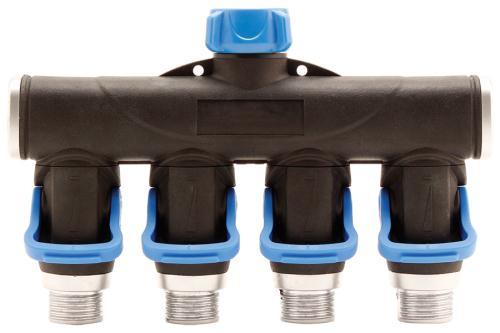 Rainmaker High Flow 4 Way Hose Adapter Outlet