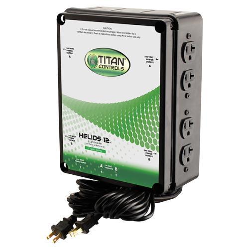 Titan Controls Helios 12 - 8 Light 240 Volt Controller w/ Dual Trigger Cords