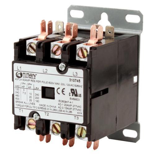 Titan Controls 3P /120 V 50 A Relay