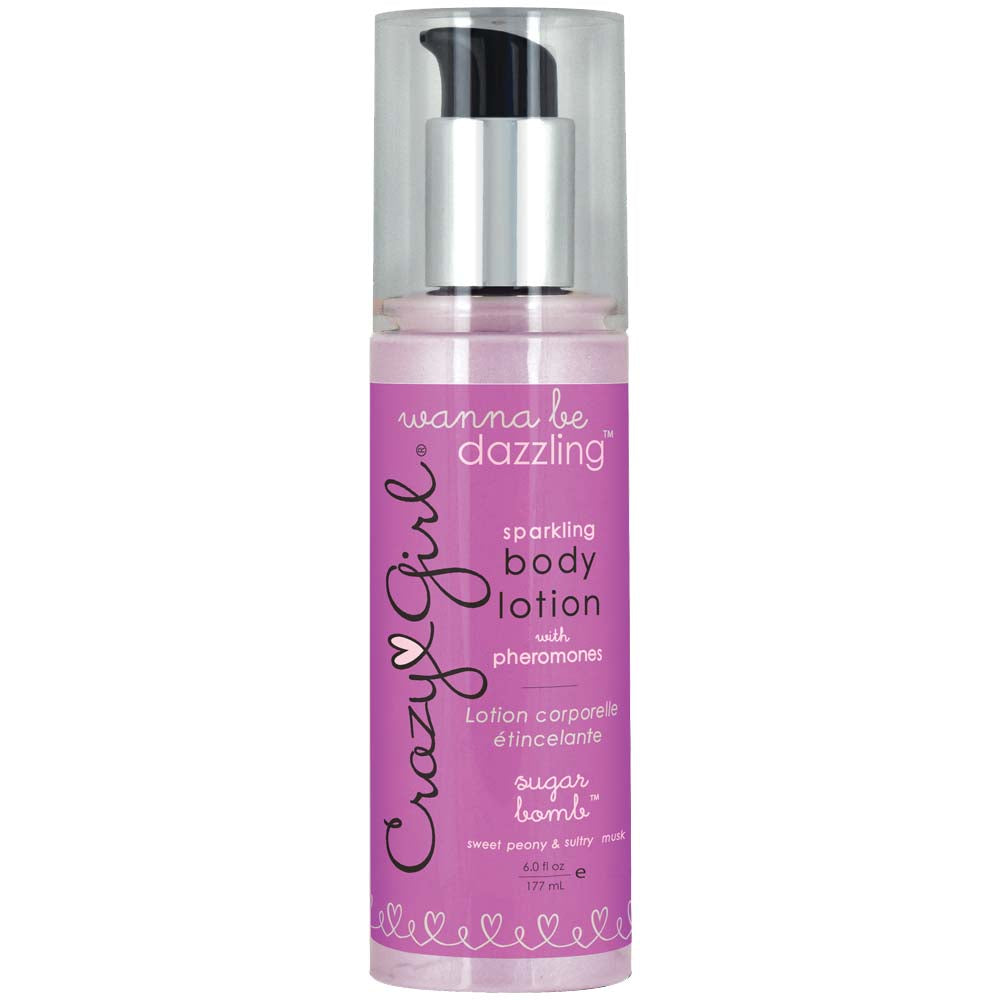 Crazy Girl Wanna Be Dazzling Sparkling Body Lotion With Pheromones - Sugar Bomb - 6 Fl. Oz. / 177 ml CE7002-06