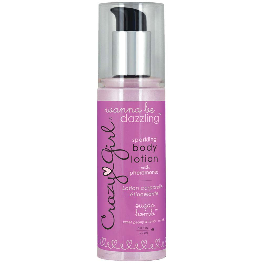 Crazy Girl Wanna Be Dazzling Sparkling Body Lotion With Pheromones - Sugar Bomb - 6 Fl. Oz. / 177 ml CE7002-06