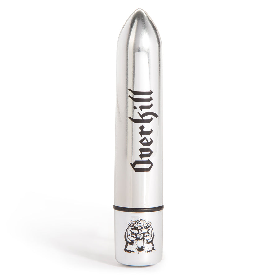 Motorhead Overkill 10 Function Bullet Vibrator  - Silver LHR-58629