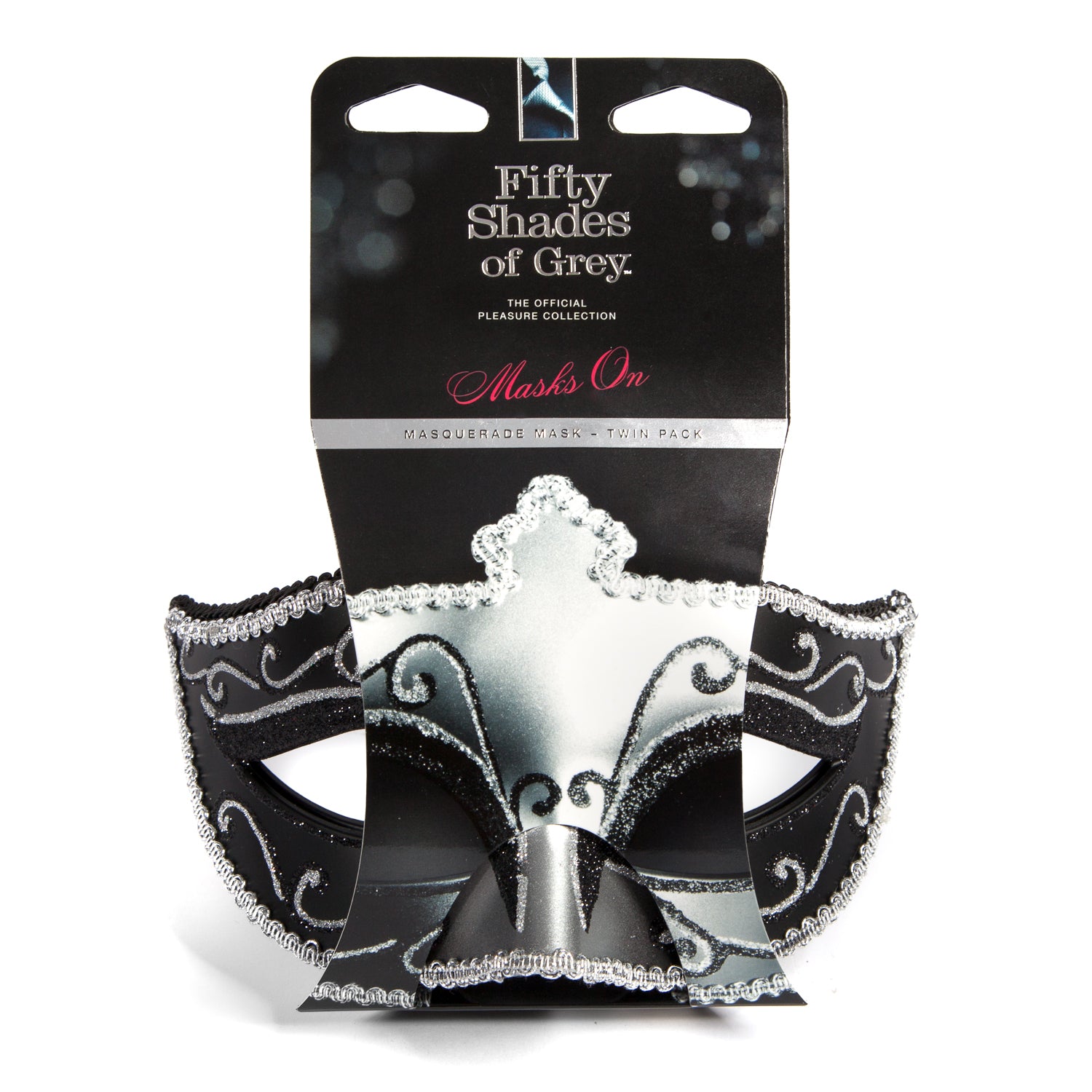 Fifty Shades of Grey Masks on Masquerade Mask Twin Pack LHR-52420