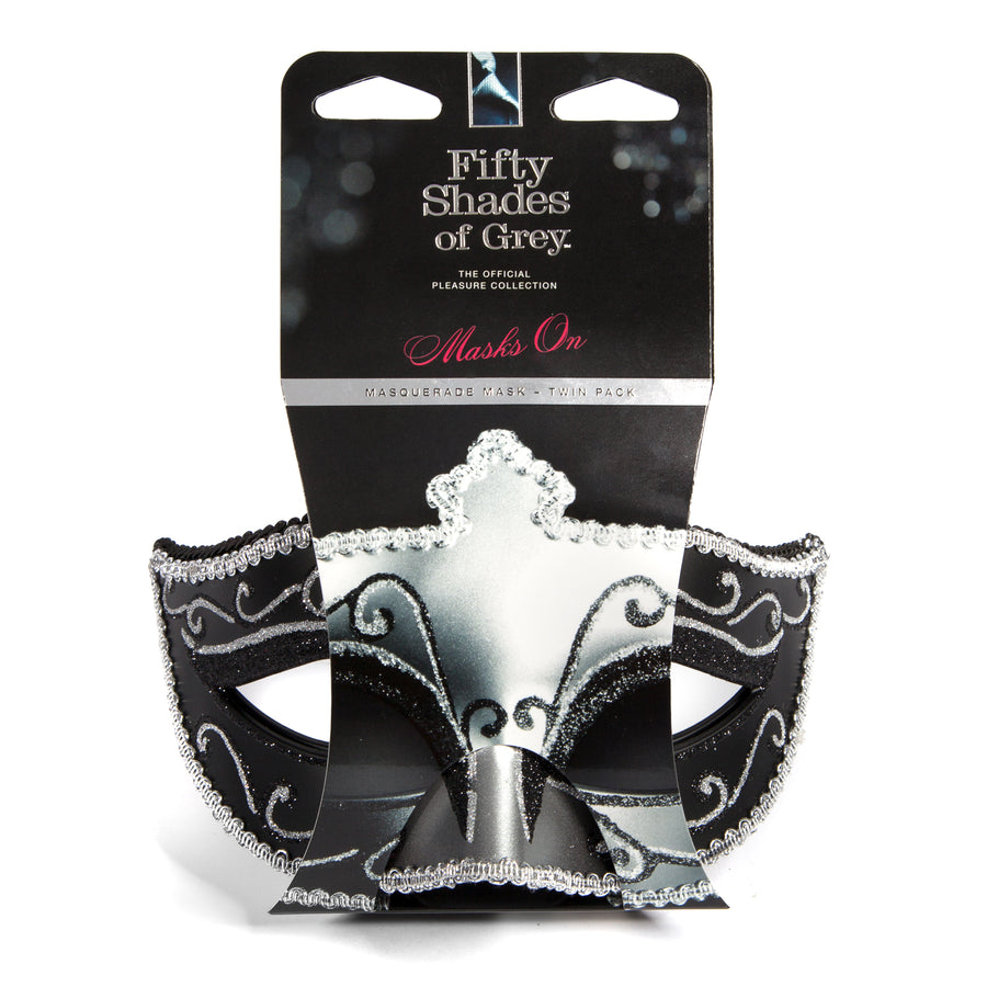 Fifty Shades of Grey Masks on Masquerade Mask Twin Pack LHR-52420