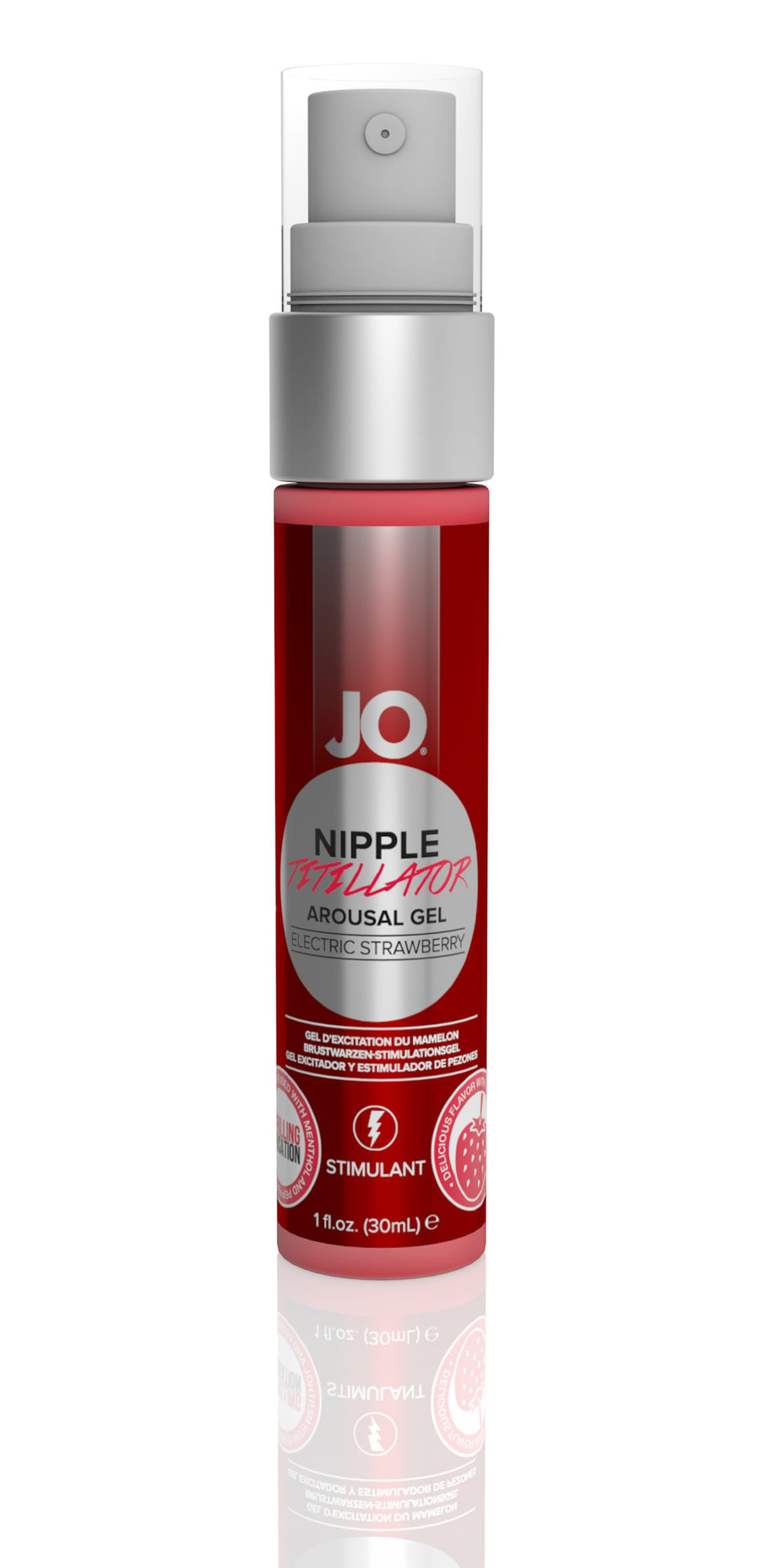 Jo Nipple Titillator - Electric Strawberry - 1 Fl. Oz. / 30 ml JO40388