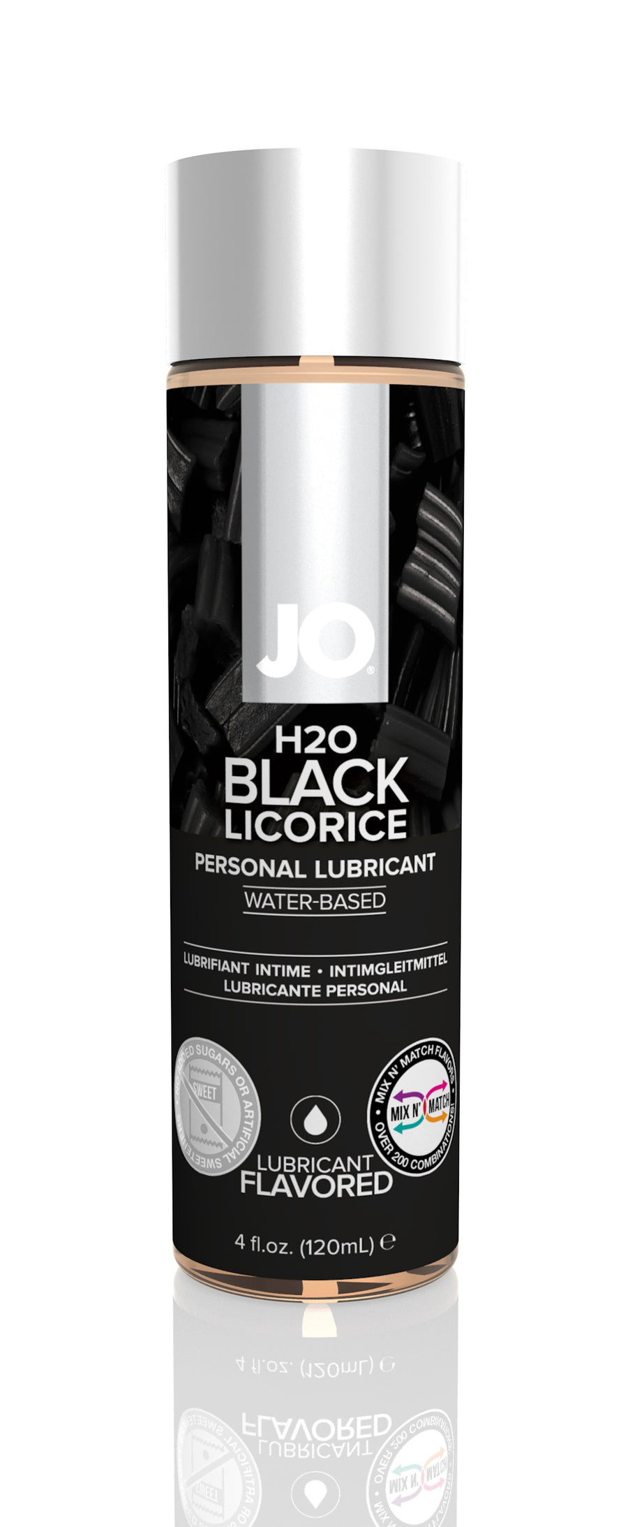Jo H2O Flavored Lubricant - Black Licorice - 4 Fl. Oz. / 120 ml JO40160