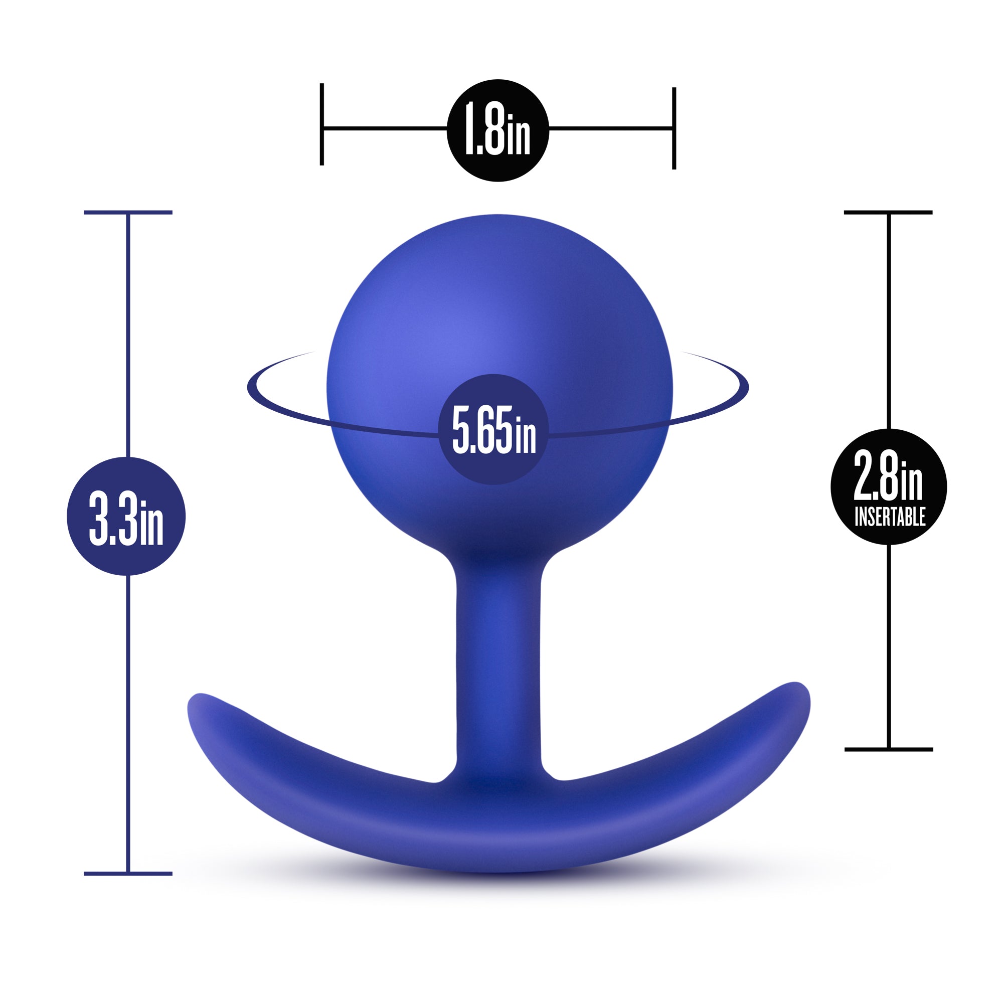 Performance Wearable Vibro Plug - Indigo BL-11802