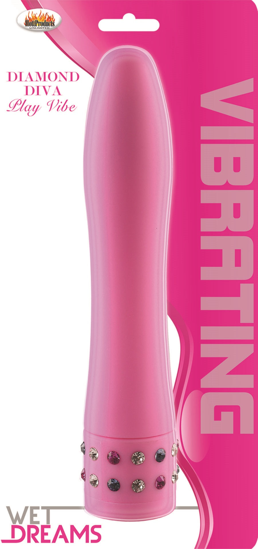 Wet Dreams Diamond Diva Play Vibe - Pink HTP2945