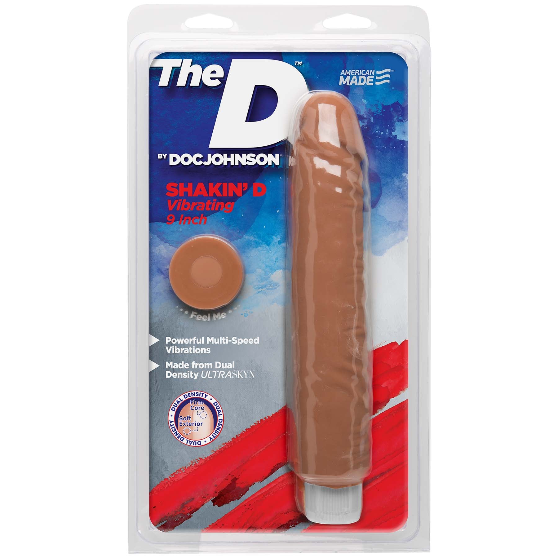 The D - Shakin' D Vibrating 9 - Caramel DJ1701-11-CD