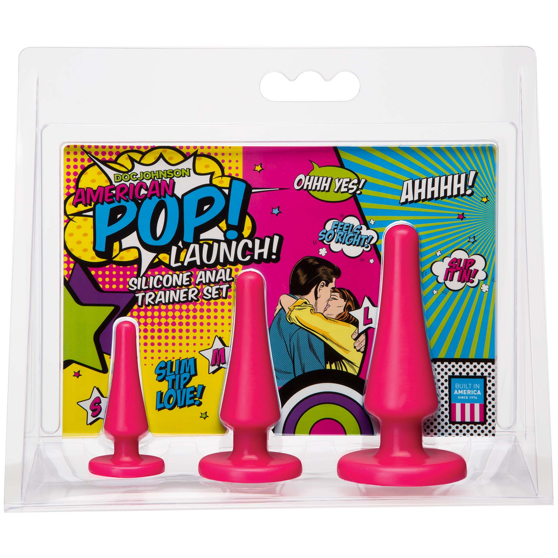 American Pop! Launch! Anal Trainer Set - Pink DJ0500-80-CD