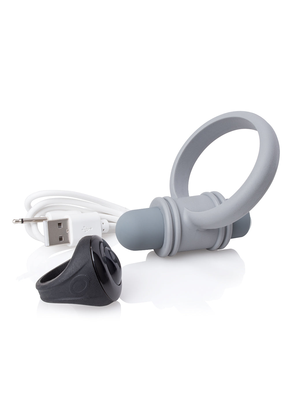 My Secret  Bullet and Ring for Him - Grey AFH-G-101E