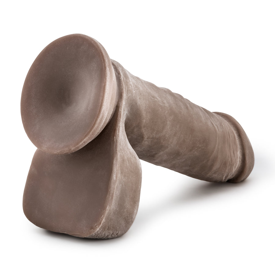 Au Naturel 8 Sensa Feel Dildo - Chocolate BL-36466