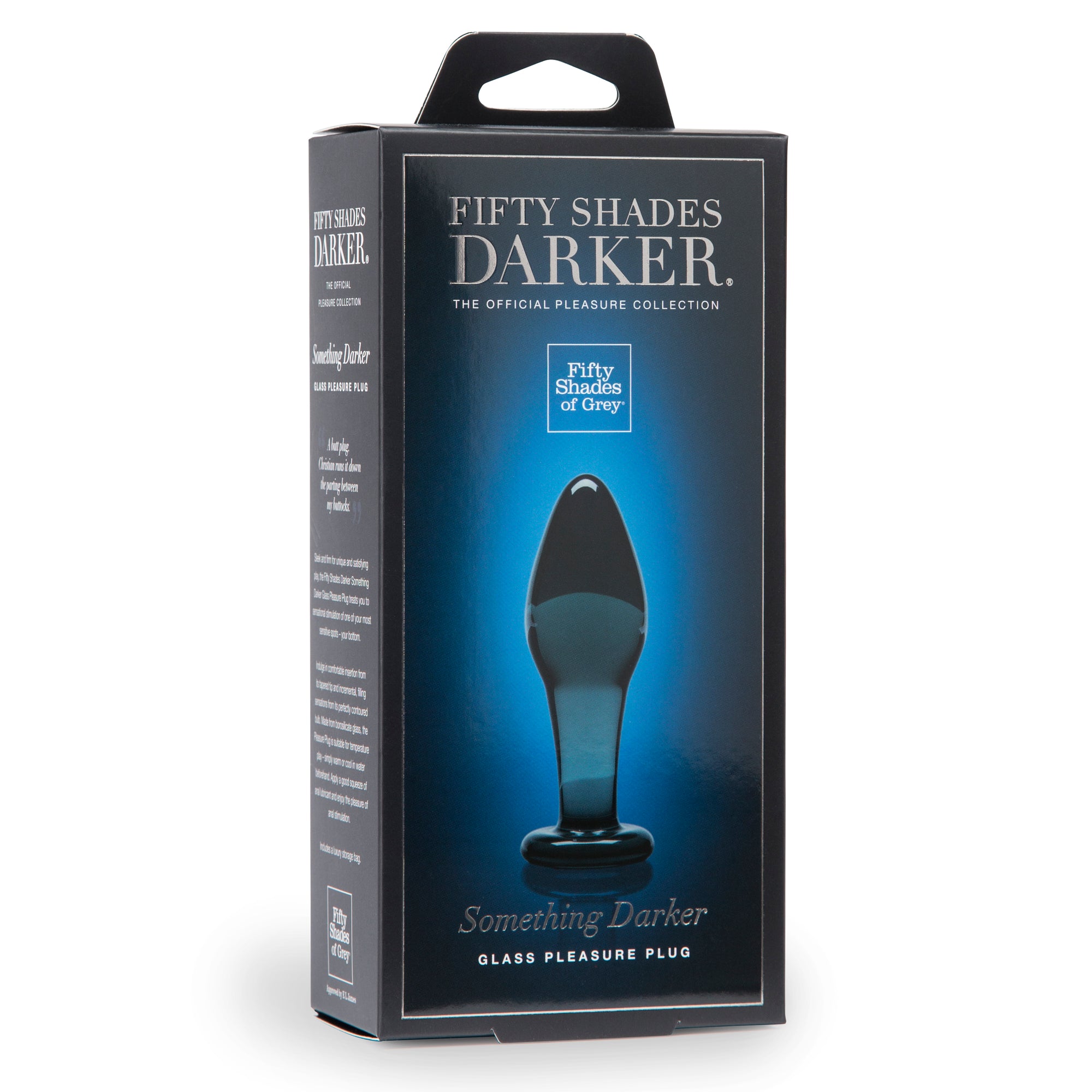 Fifty Shades Darker Something Darker Glass Butt  Plug LHR-64502