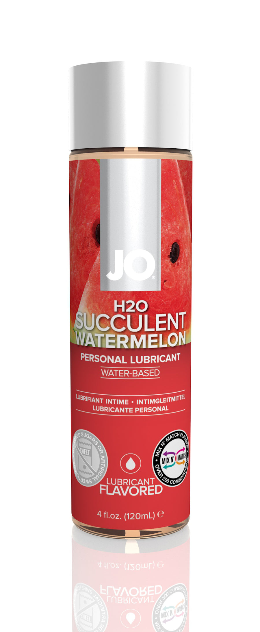 Jo H2O Flavored Lubricant - Succulent Watermelon - 4 Fl. Oz. / 120 ml JO40119